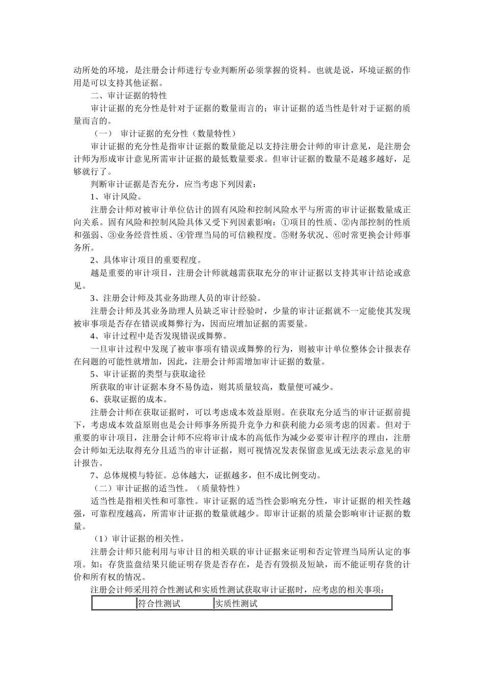 审计证据及审计工作底稿讲义_第2页