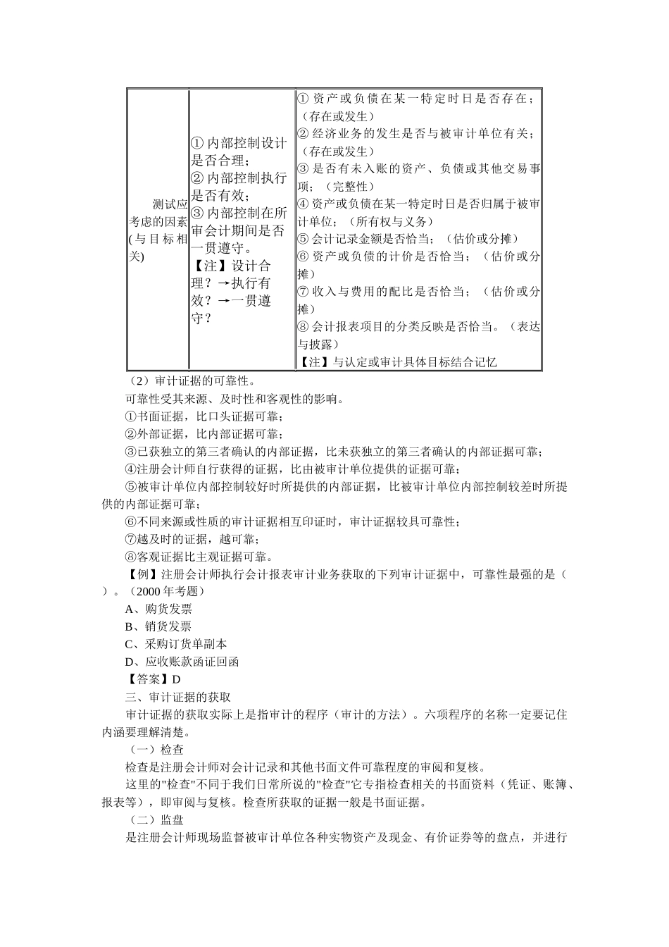 审计证据及审计工作底稿讲义_第3页