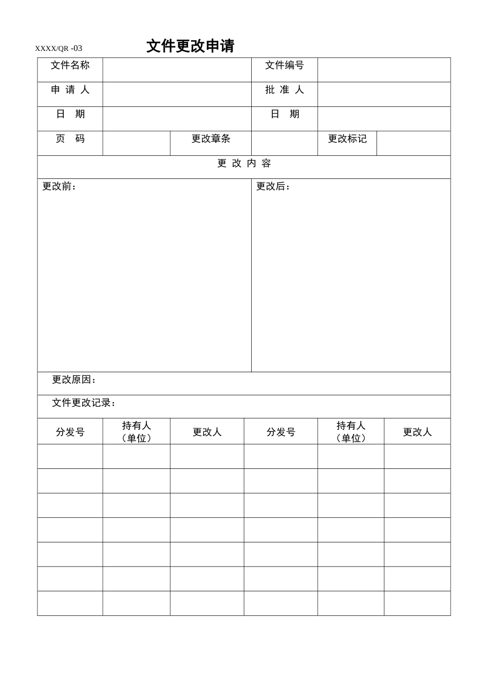 食品企业质量管理体系全部记录表格_第3页