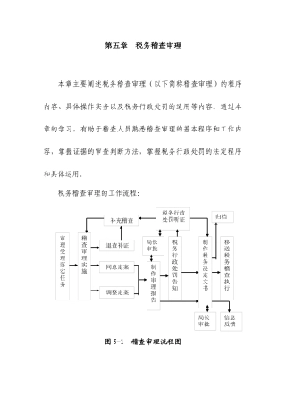 税务稽查审理