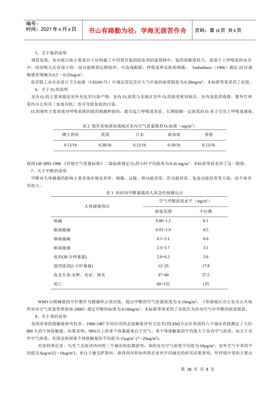 《室内空气质量标准》编制说明_第3页
