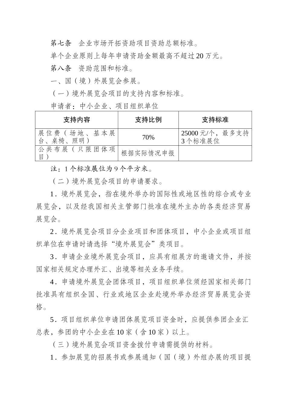 四川省中小企业国际市场开拓资金_第3页