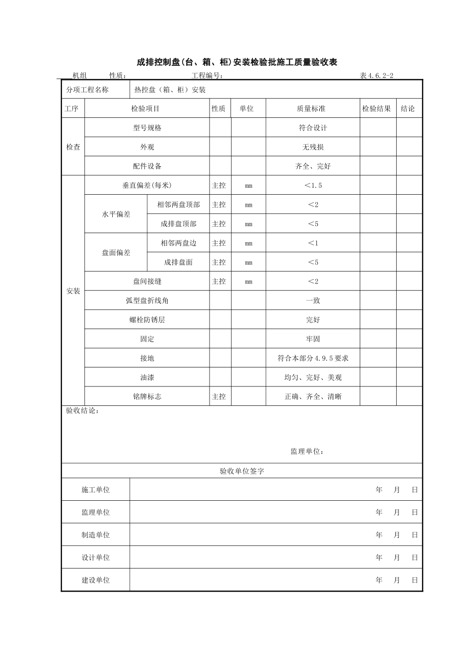 (306)空冷岛热控安装分部工程施工质量验收表_第3页