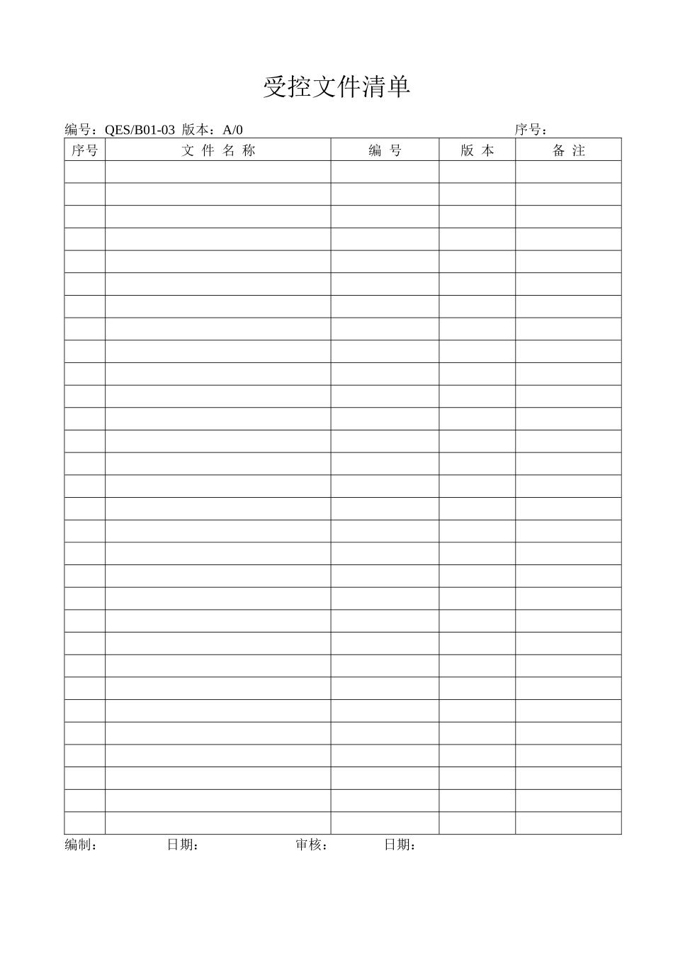 ISO14001体系记录表格汇总_第3页