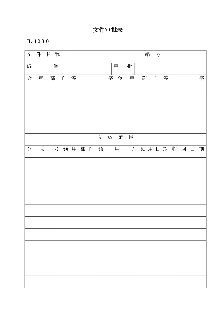 质量体现运行记录表样带设计开发(含73全部)_第1页