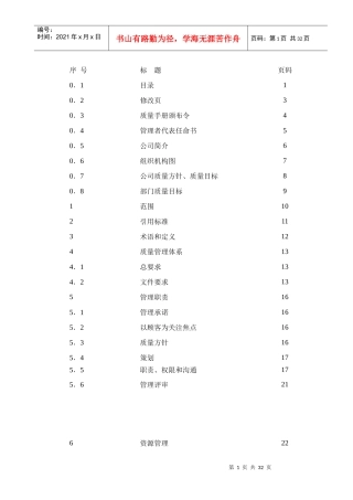 质量手册-R1