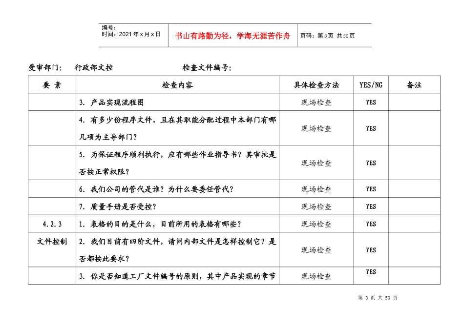 内部质量检查表1_第3页