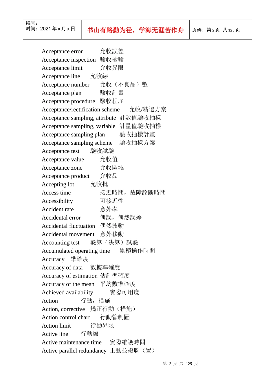 品质名词(中英对照)_第2页