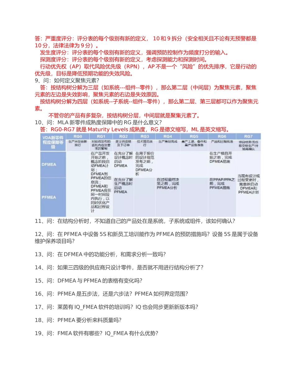 新版FMEA问题收集(DOC5页)_第2页