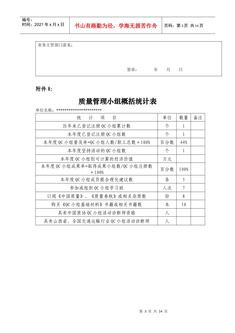 路政中队QC活动成果报告(修改)_第3页