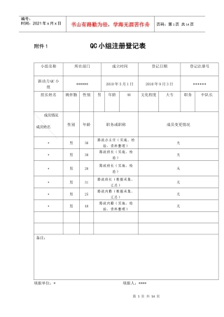 路政中队QC活动成果报告(修改)