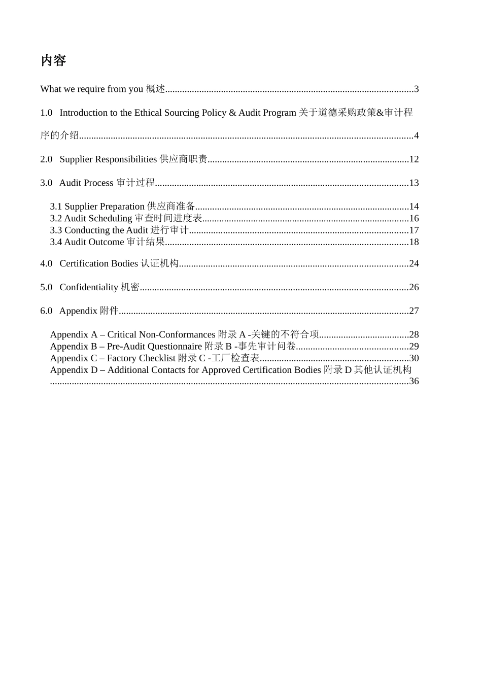中英文版_Woolworths质量与人权验厂程序_第2页