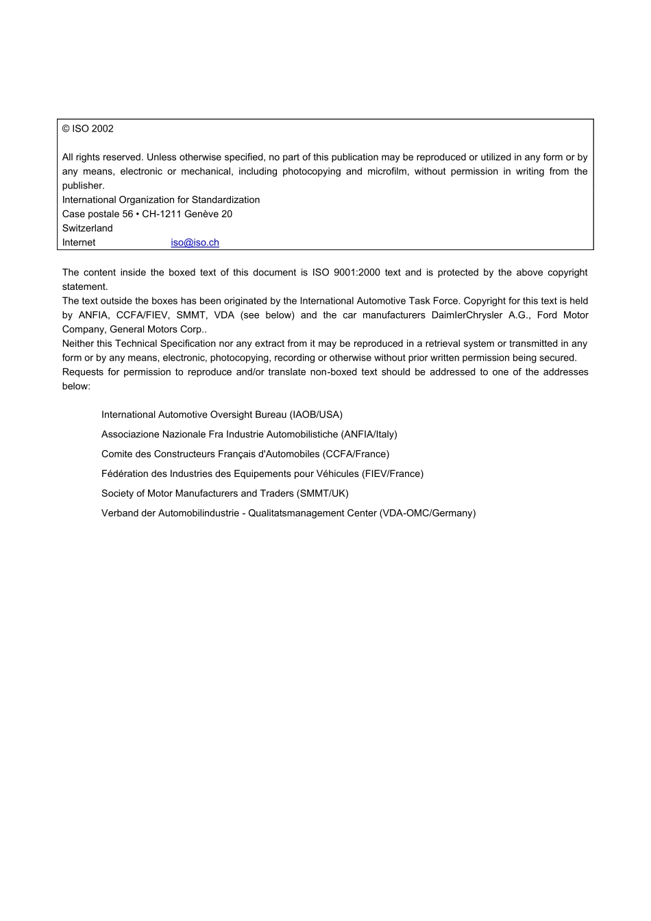 应用的质量管理系统汽车供应商特殊要求ISO90012000(doc52)英文(1)_第2页