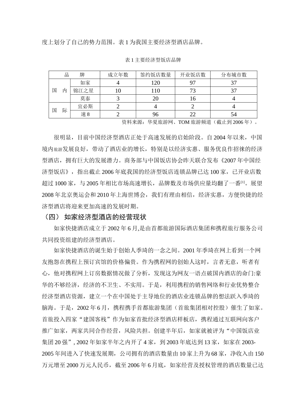 如家快捷经济型酒店营销策略分析_第3页