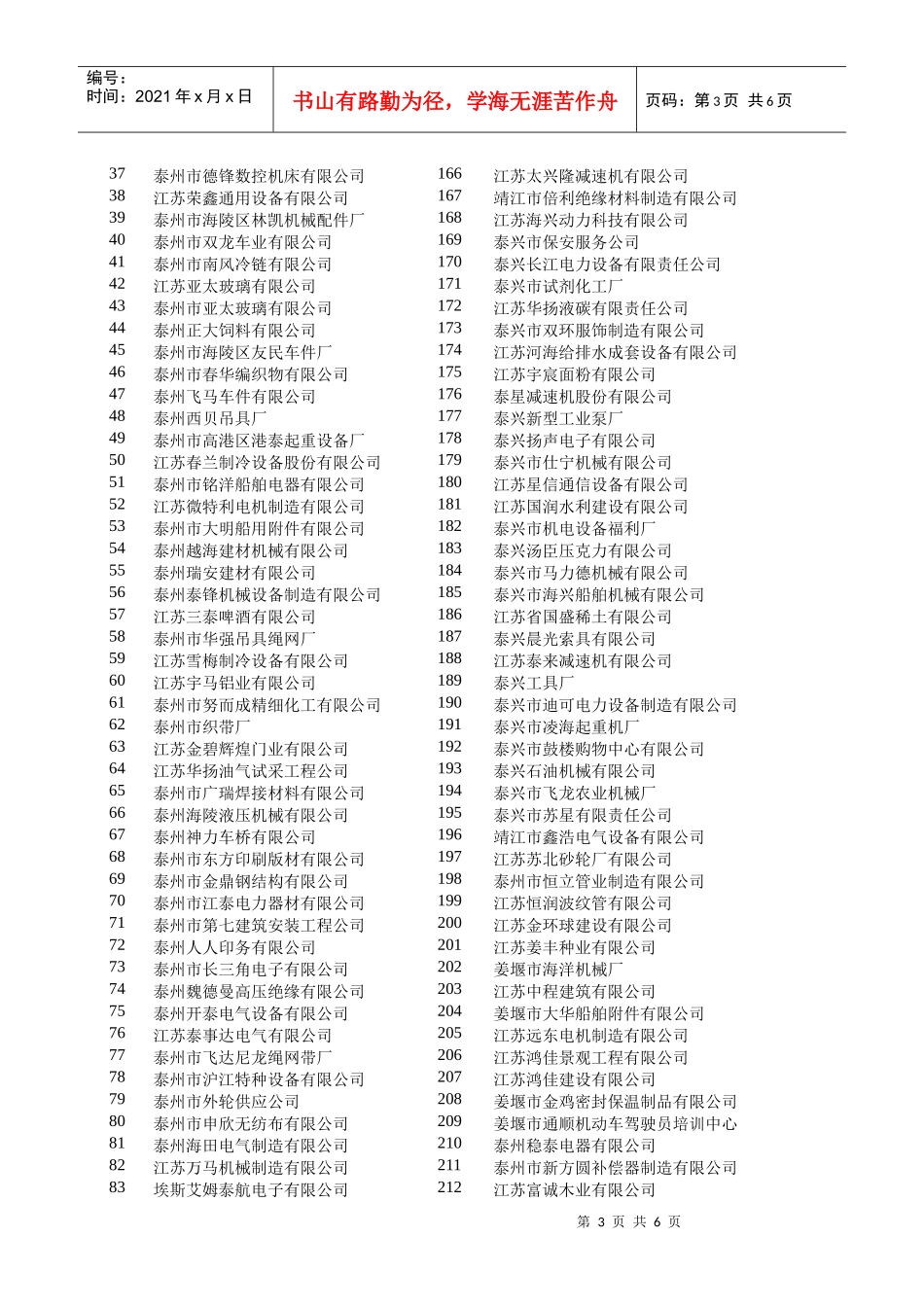 江苏省泰州质量技术监督局_第3页