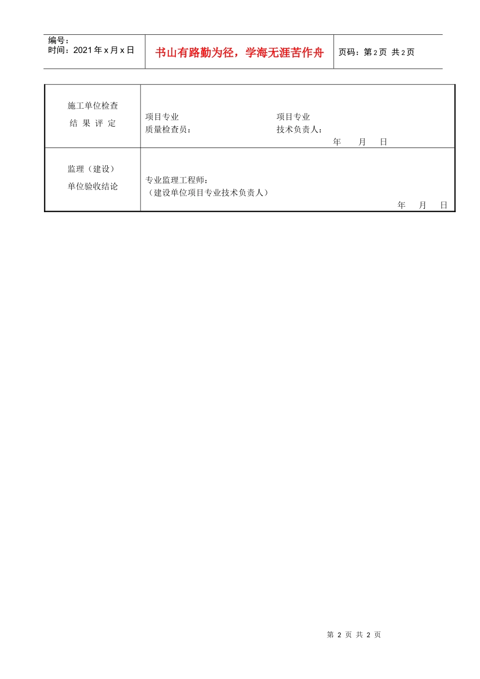 防腐与绝热施工（风管系统）检验批质量验收记录_第2页
