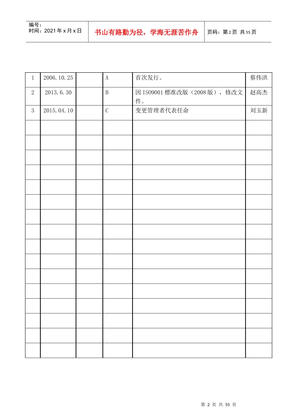 KSD-QP-009质量手册(XXXX0410)_第2页