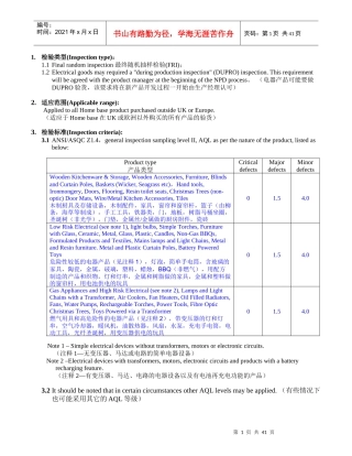 必读QC验货指南