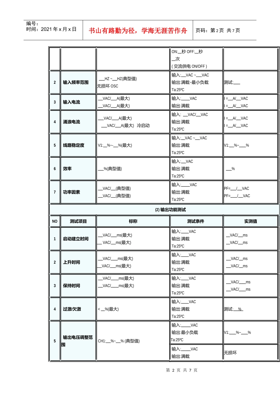 质量工程测试报告表_第2页
