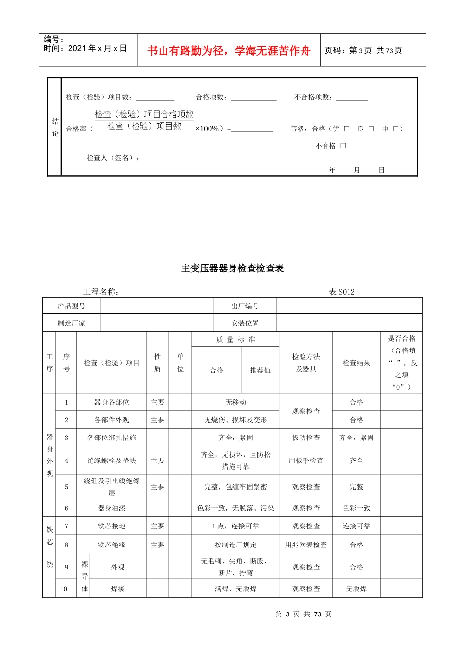 变电站电气安装质量控制点_第3页