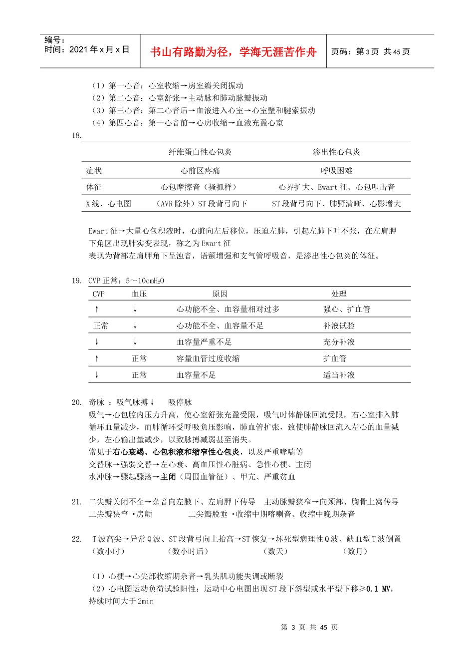 执业医师重点_根据丁香园8000题和贺银成教材整理完成_王彬彬（DOC41页）_第3页