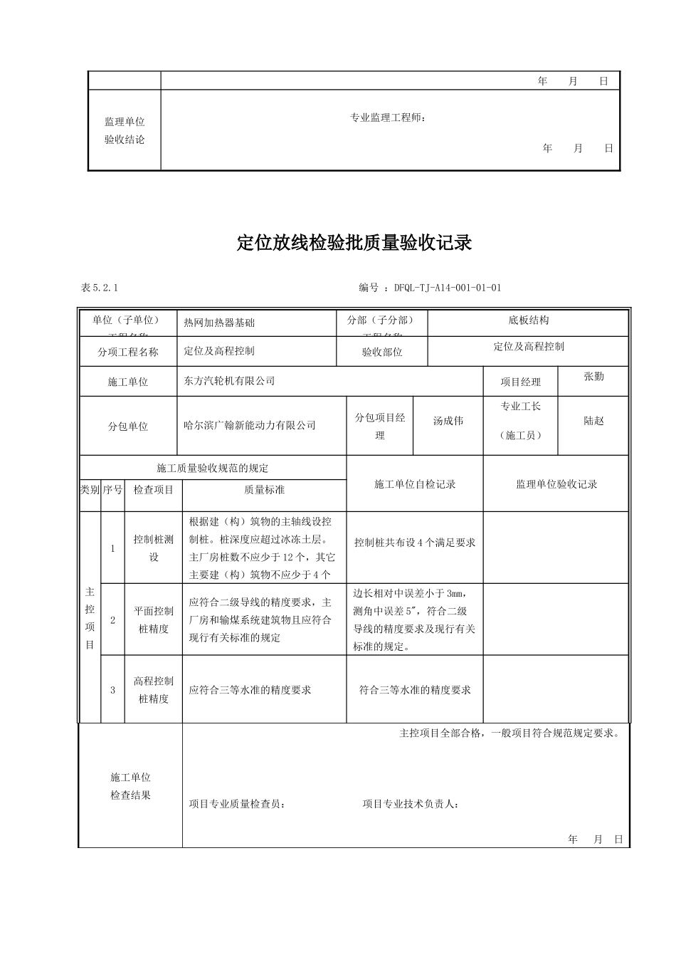土建检验批质量验收记录培训资料_第2页