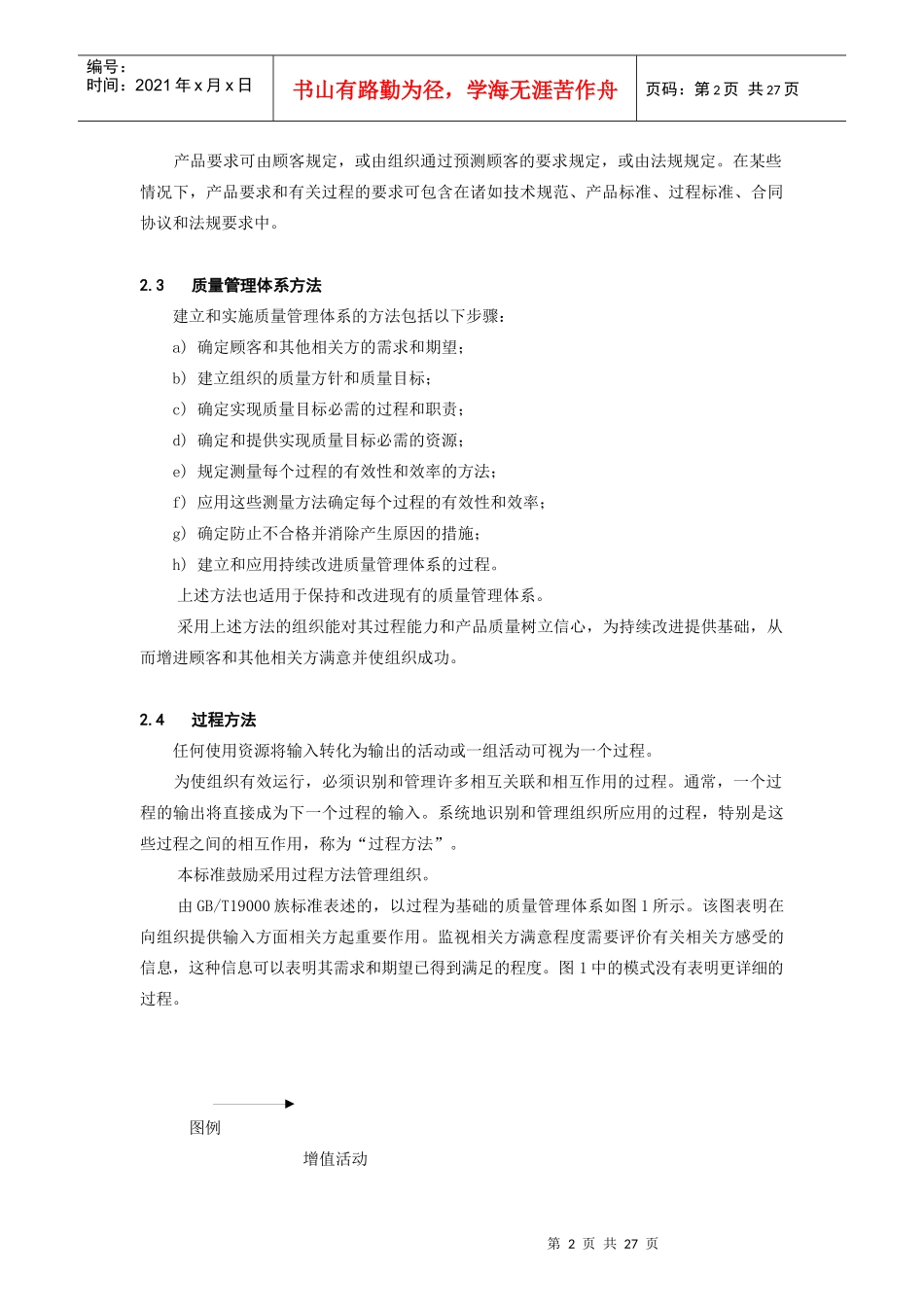 某某股份有限公司质量管理体系基础和术语_第2页