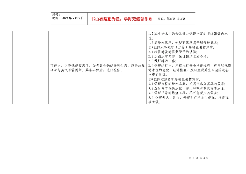 锅炉故障及常见事故应急处理措施doc-北京市密云县质量技_第3页