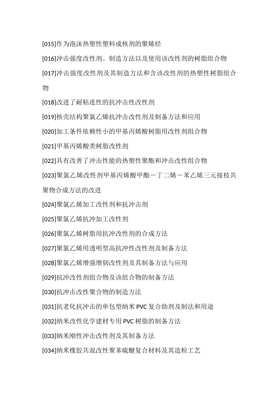 塑料助剂生产配方设计新工艺与材料应用新技术新方法专利技术大全_第2页