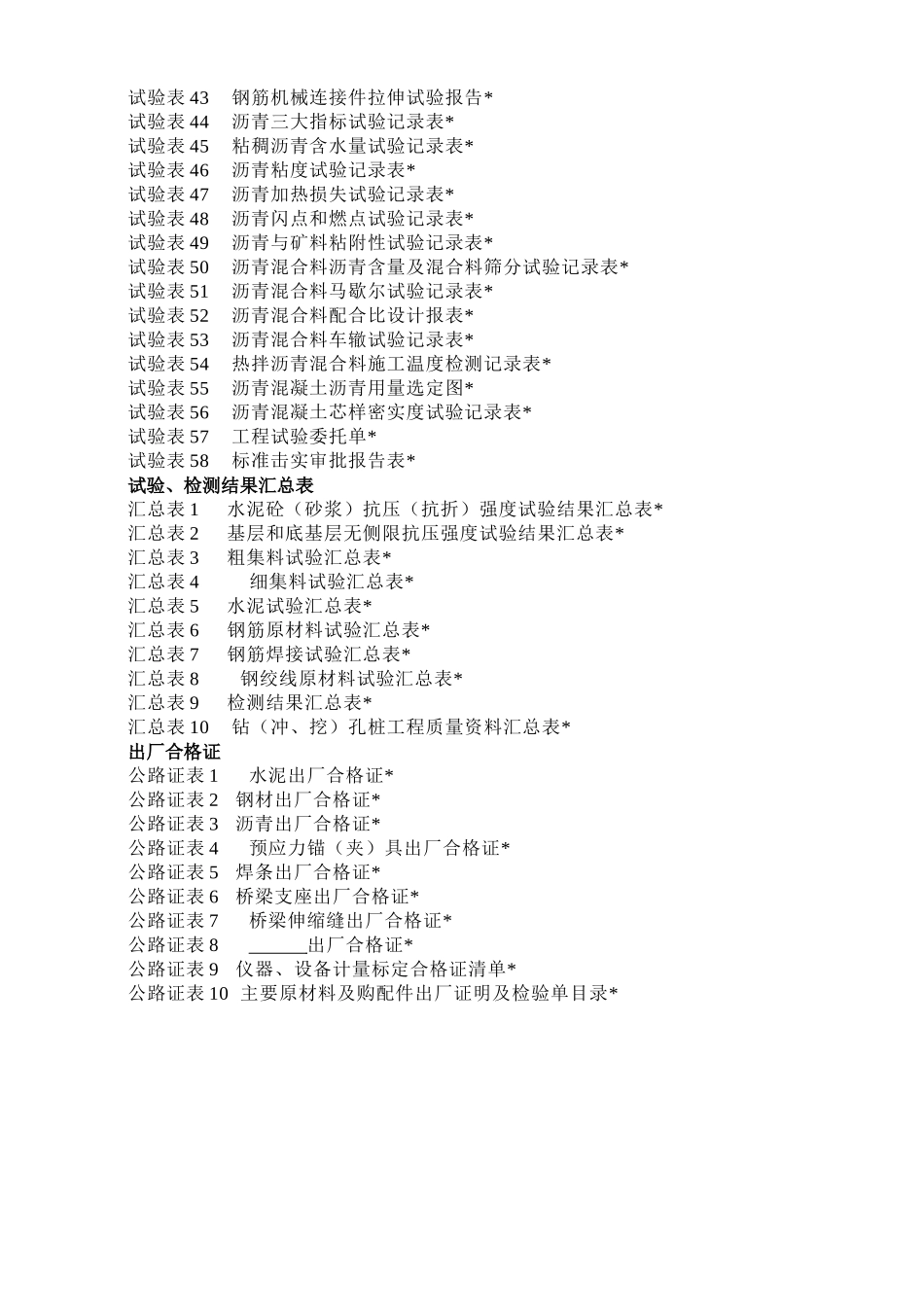 第四册工程质量检验室内试验记录表_第2页