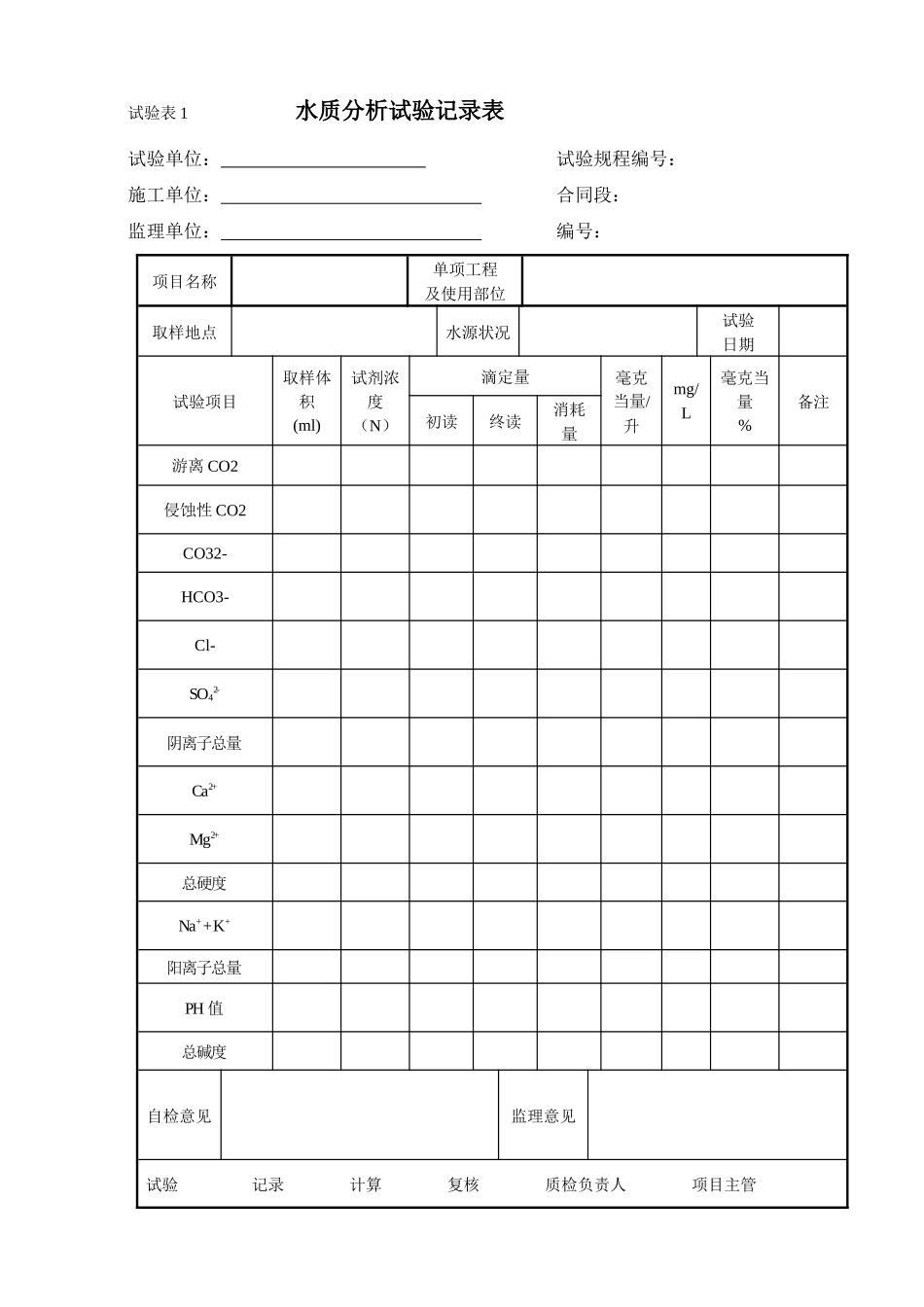 第四册工程质量检验室内试验记录表_第3页