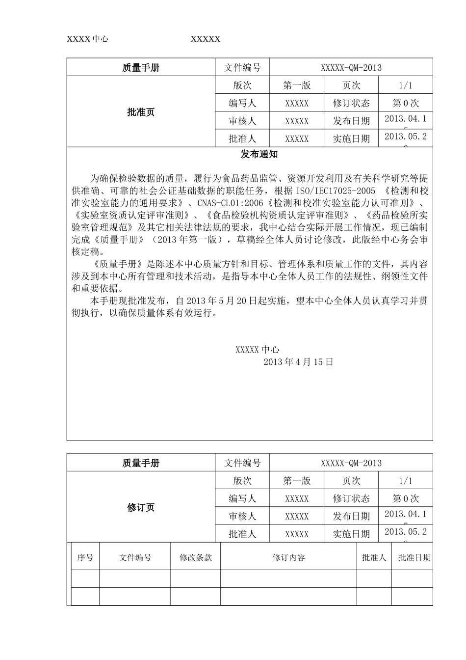 质量手册药检所_第2页