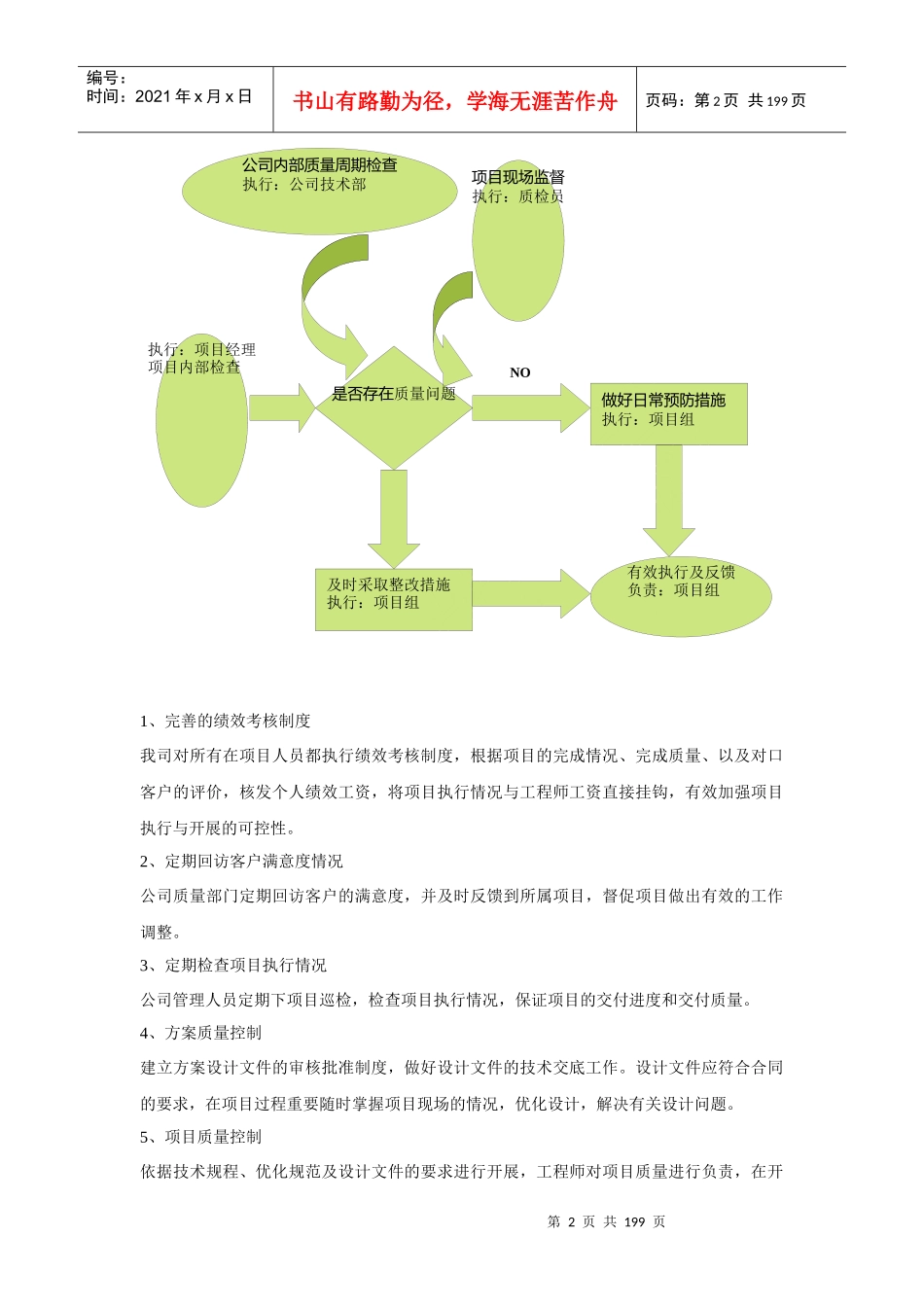 项目管理及质量控制体系方案_第2页