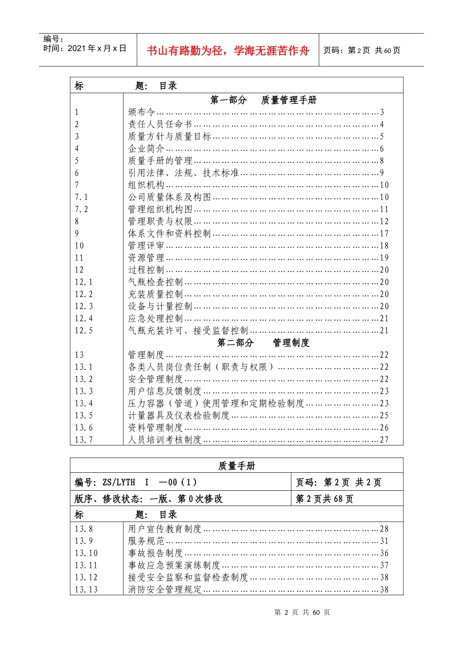 气瓶充装站质量手册_第2页
