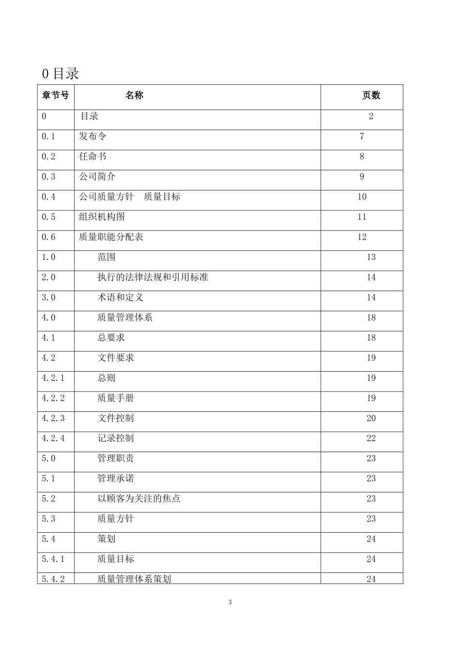 医疗器械生产厂家质量手册_第3页