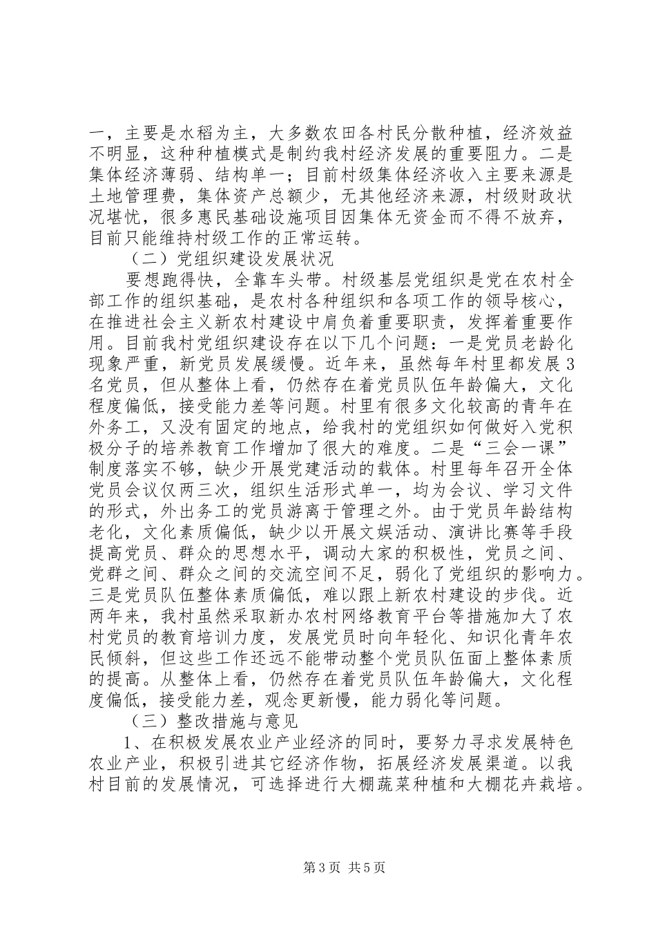 关于村情民情调研报告_第3页