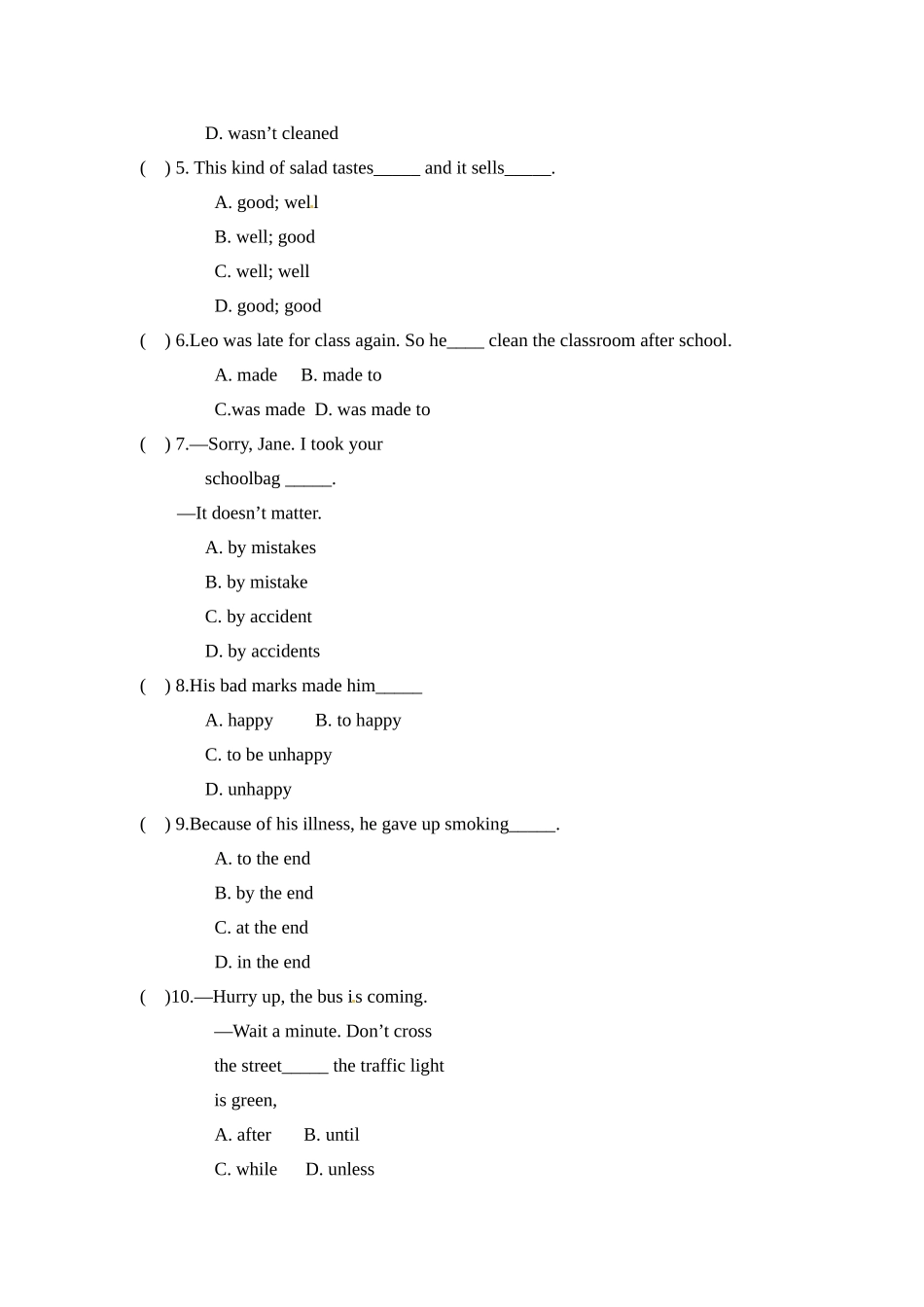 九年级英语《unit6whenwasitinventedsectionb(1a-2e)》同步测试题_第2页