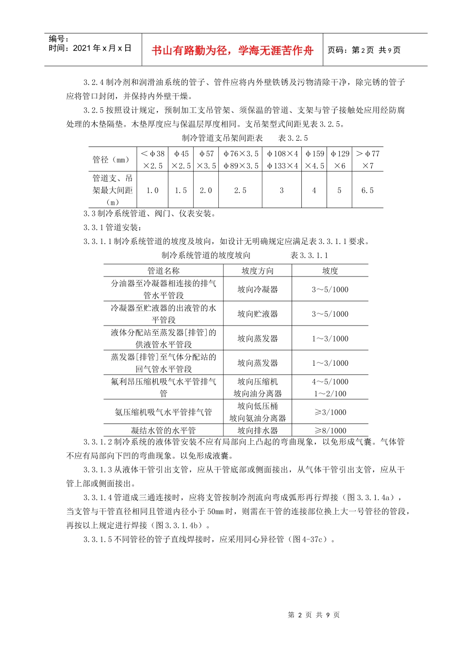 08 制冷管道安装质量管理_第2页