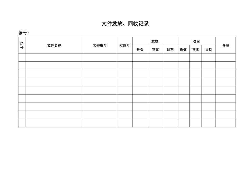 ISO9001全套表格清单_第2页