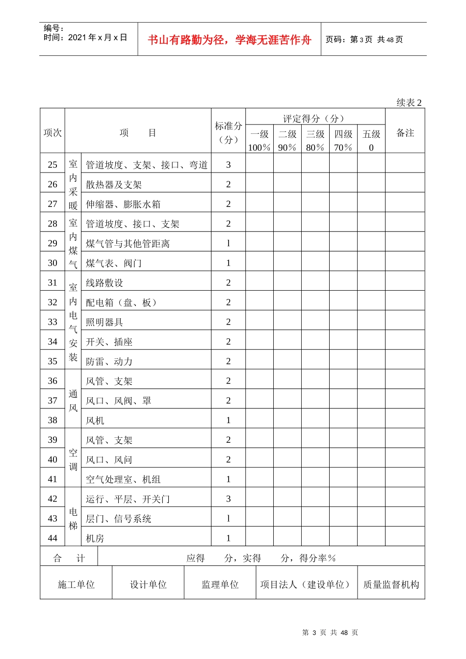 质量评定表 101-121_第3页