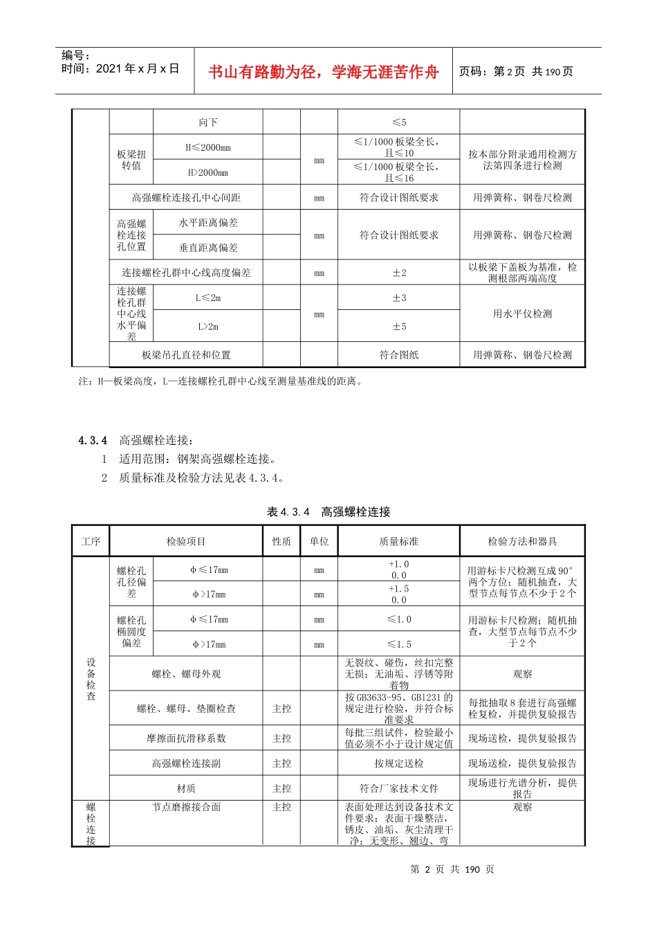 锅炉质量检查表_第3页