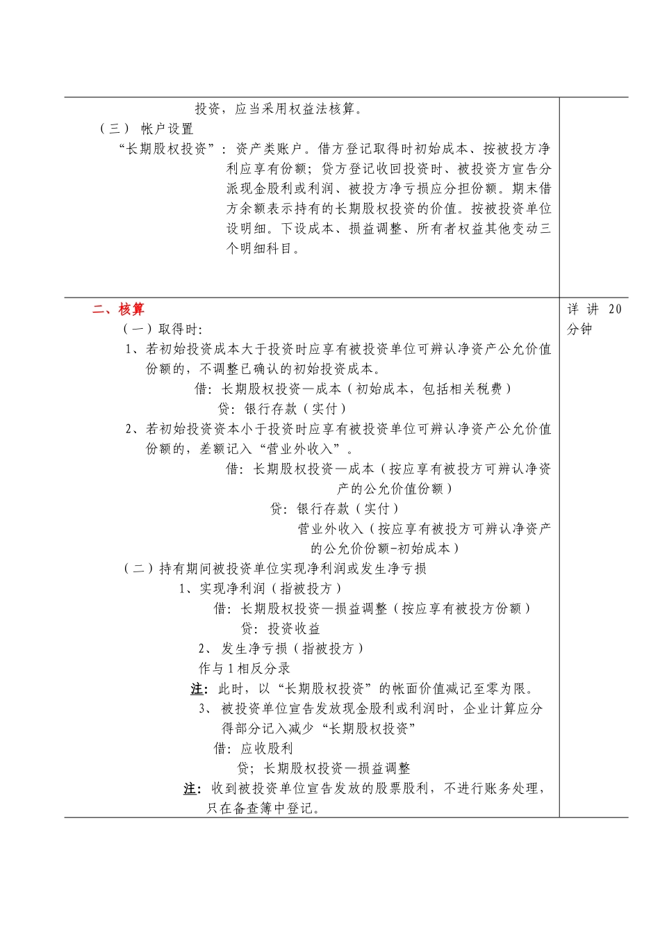第三部分长期股权投资第二单元教学方案_第3页