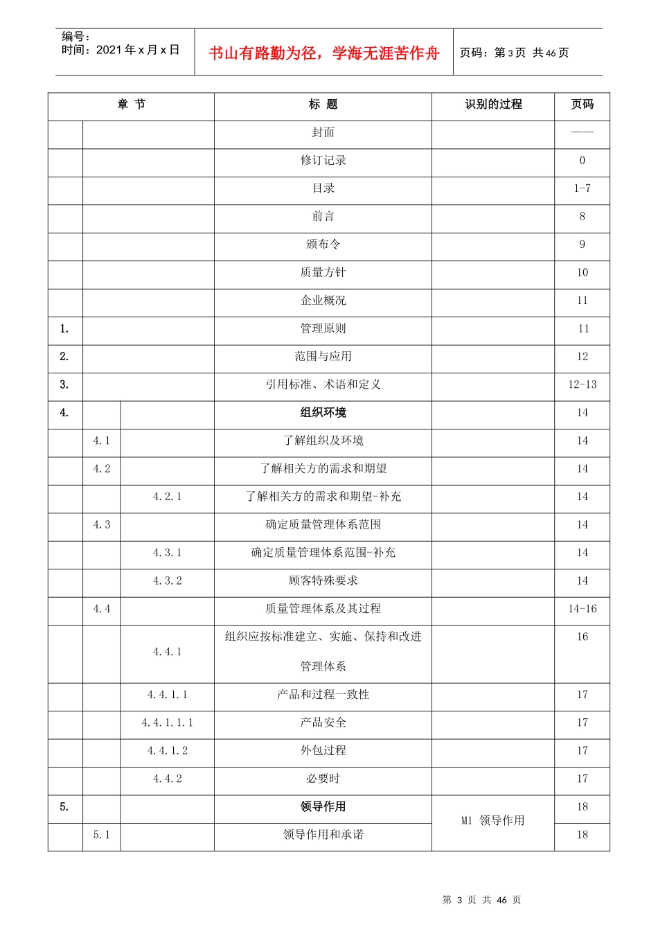 质量手册IATF16949新制培训资料(doc 47页)_第3页