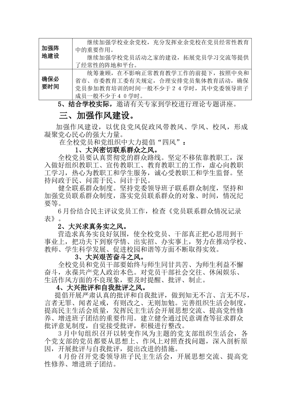 深圳市高级中学党委2009-2010学年第二学期工作计划_第3页
