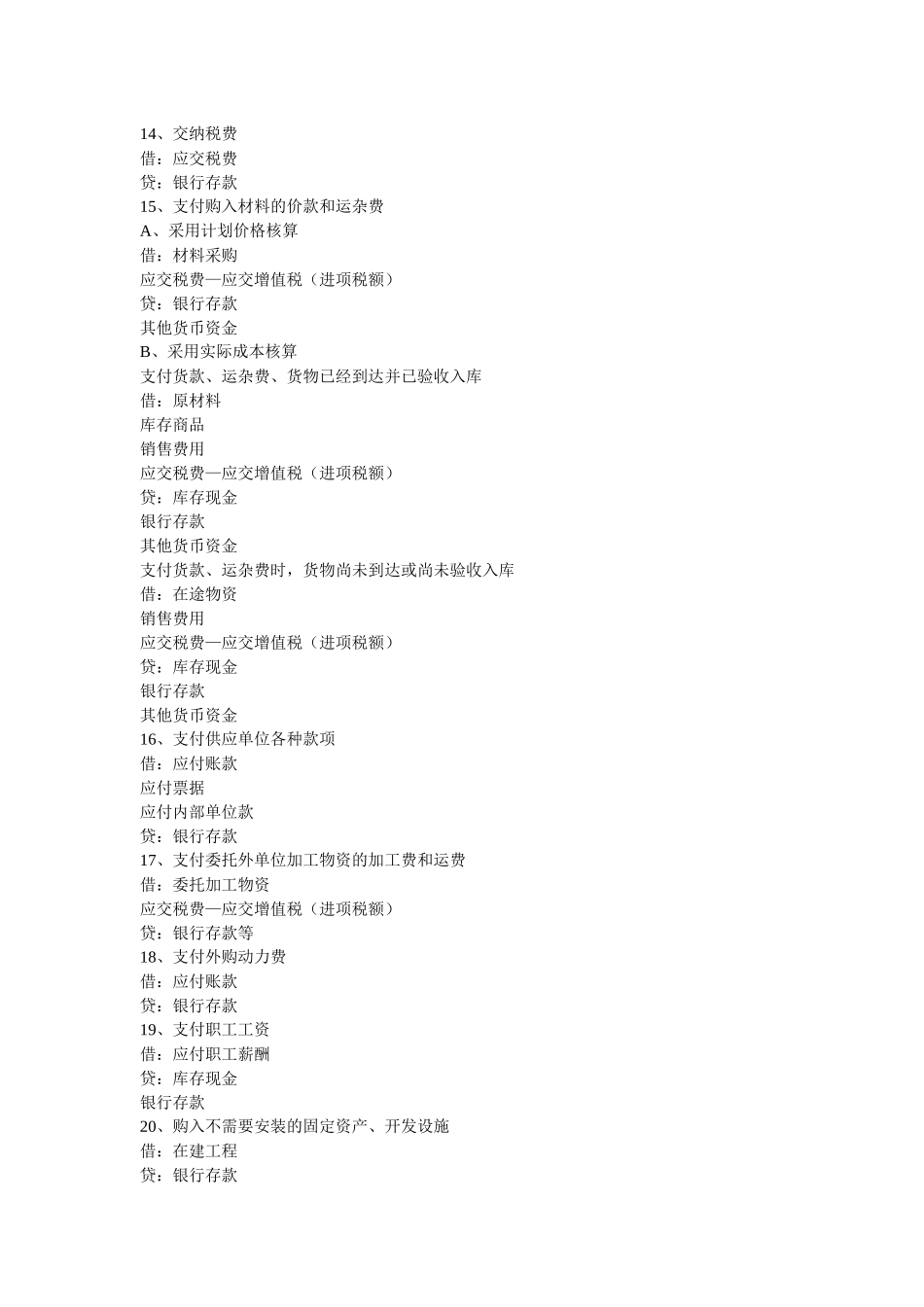 新会计准则分录汇总_第3页