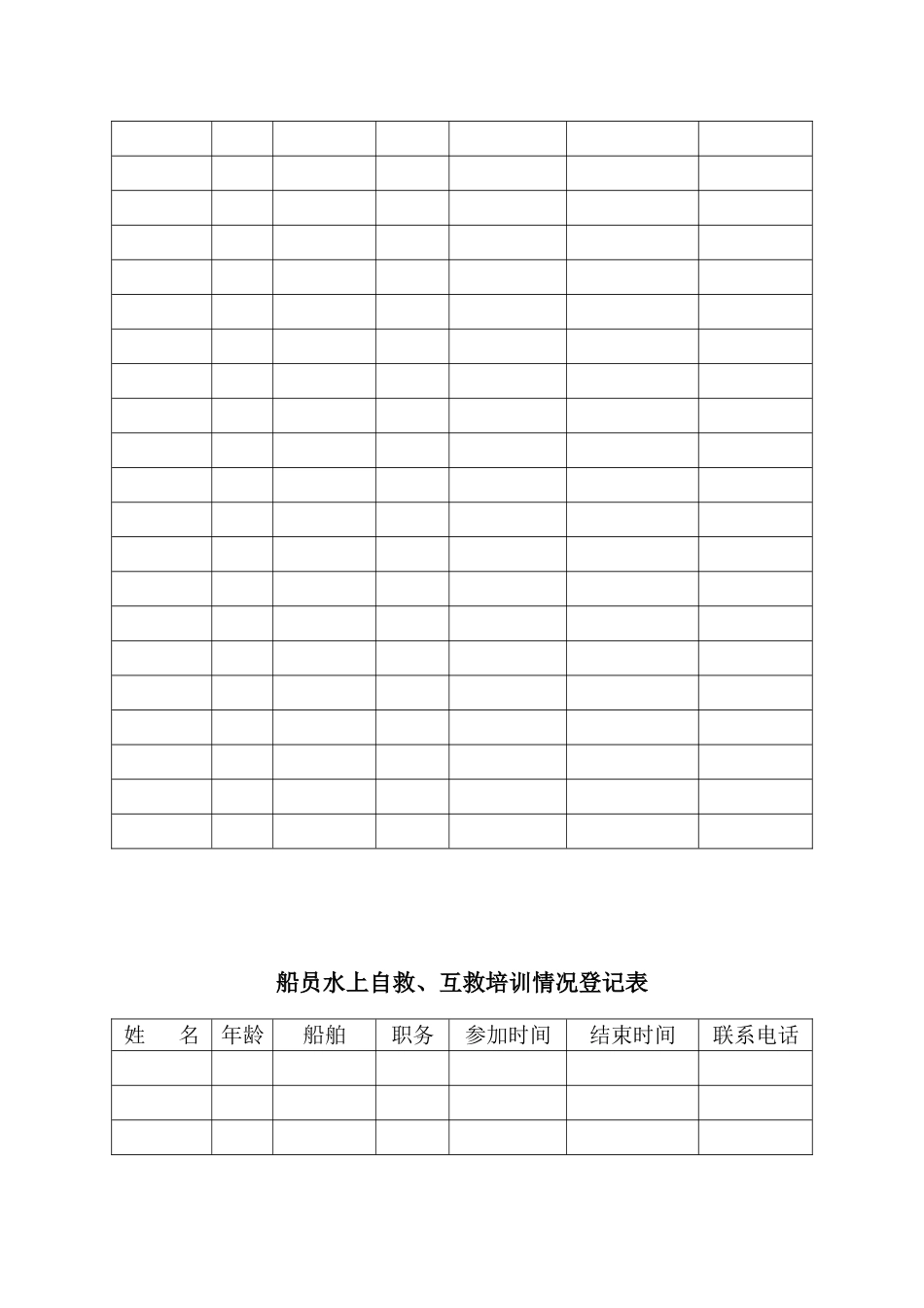 水路运输企业安全管理台账_第3页