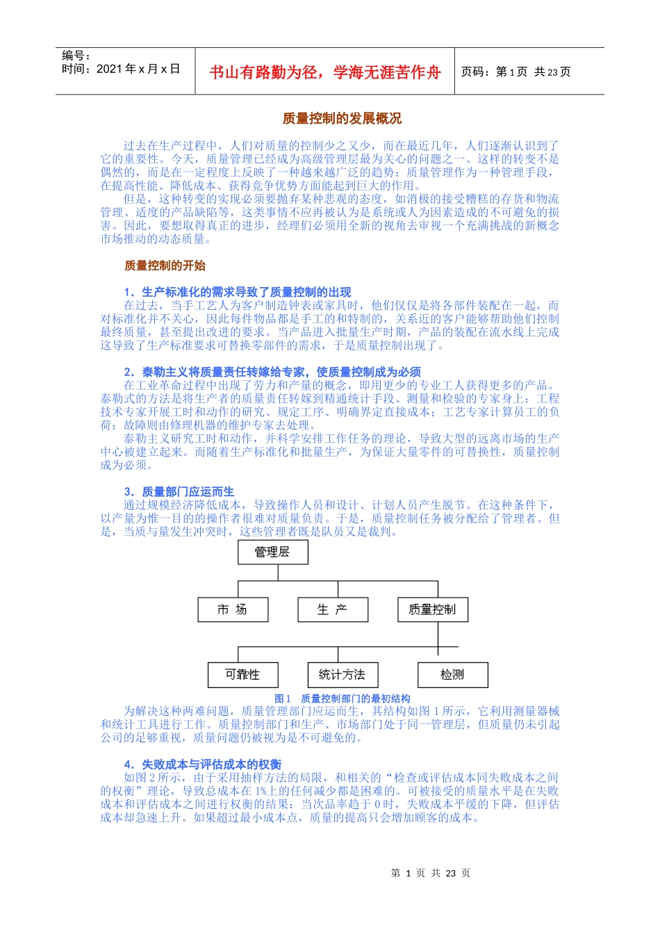 质量控制的发展概况_第1页
