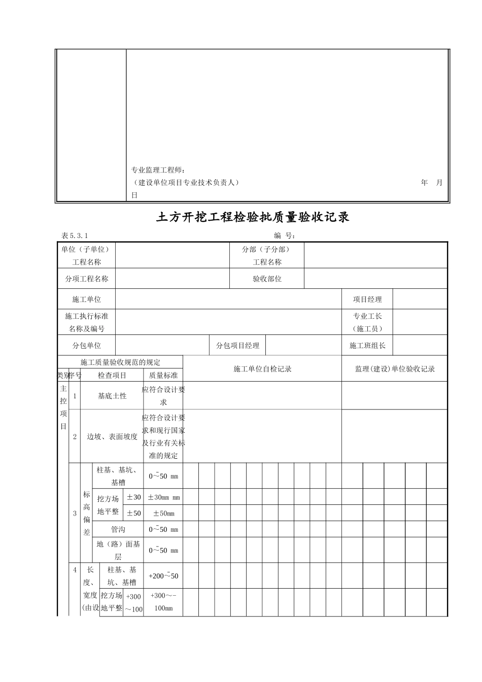 XXXX版电力建设施工质量验收及评价规程表格_第2页