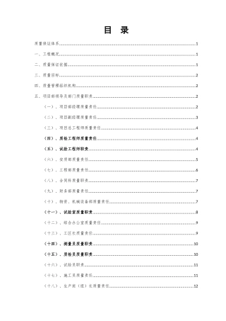 质量保证体系(高速)