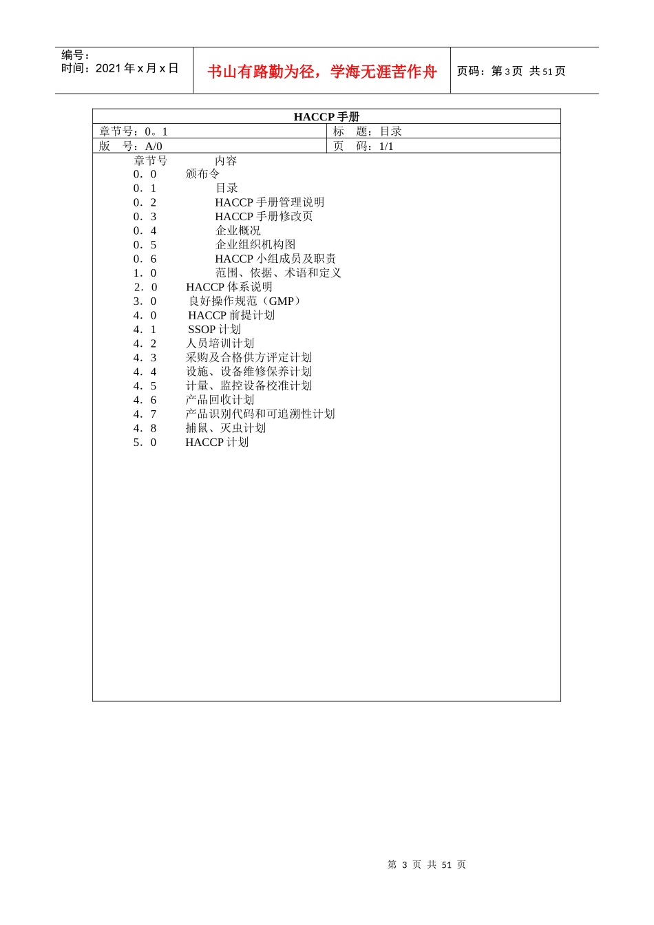 HACCP手册(1)_第3页